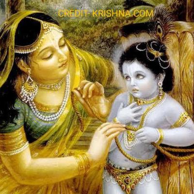 Mother Yasoda Binds Lord Krishna- Damodar Lila