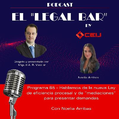 85 x Hablamos de la nueva Ley de eficiencia procesal y de “mediaciones” para presentar demandas