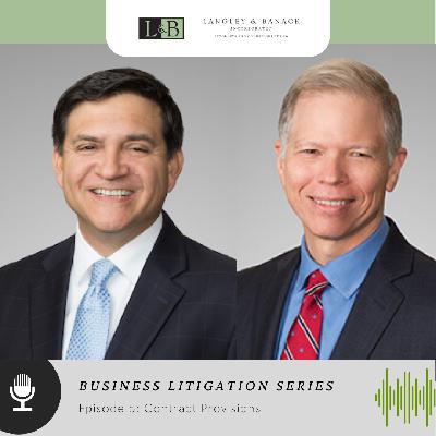 Business Litigation and Managing Risk: Part 5- Contract Provisions Business Litigation and Managing Risk: Part 5- Contract Provisions