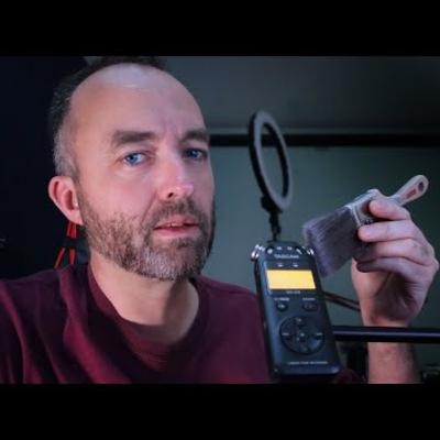 INTENSE ASMR Mic Brushing with Scottish Whispers.