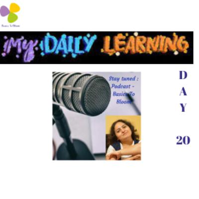 Daily Learnings Day 20