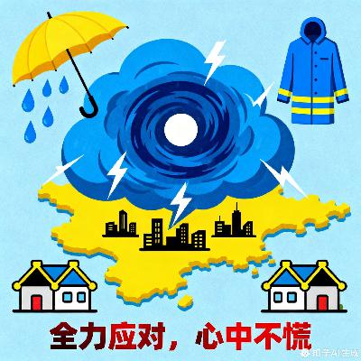 台风"桦加沙"来袭：全力应对，心中不慌