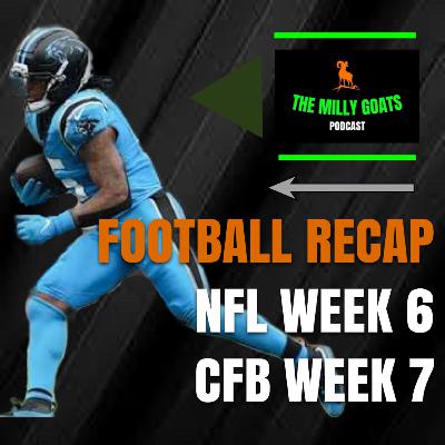 NFL Week 6 Round-up, CFB Week 7 Recap, & Football Picks Accountability!