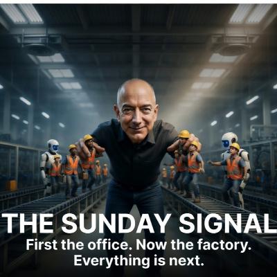 First the office. Now the factory. Everything is next.