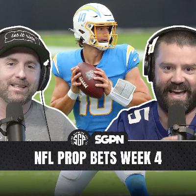 NFL Prop Bets Week 4 | Sports Gambling Podcast (Ep. 2389)