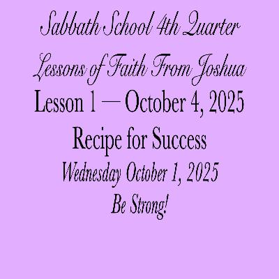 Recipe for Success — Be Strong!