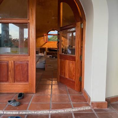 Farm/Dome Build Series: we moved into our dome! Solar power; well water system; outdoor shower and kitchen; the challenges and comedy of it all!