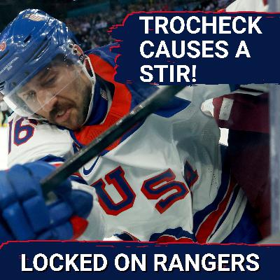 Vincent Trocheck causes CONTROVERSY at the Olympics! Plus, did the Rangers ACTUALLY find a late-round steal? Vincent Trocheck causes CONTROVERSY at the Olympics! Plus, did the Rangers ACTUALLY find a late-round steal?
