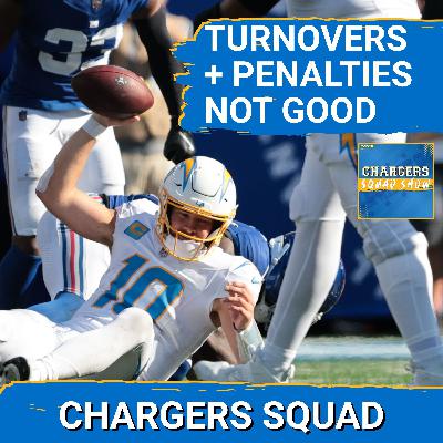 CHARGERS SQUAD SHOW:Chargers made a bevy of MISTAKES including 2 turnovers, and it COST them