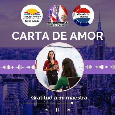 Gratitud a mi maestra
