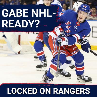 Gabe Perreault to make Rangers Opening Night roster? Ranger rookie making a serious impact!