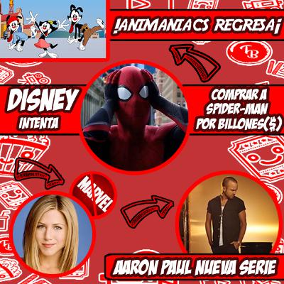 DISNEY INTENTA COMPRAR A SPIDERMAN , AARON PAUL Y SU NUEVA SERIE , JENNIFER ANISTON CONTRA MARVEL , ANIMANIACS REGRESA Y MUCHO MAS #disney #aaronpaul #breakingbad2019 #marvel #jenniferaniston #cine