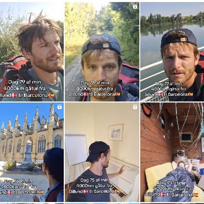 Sommerspecial: Mikkel Cramer vandrer 4000 km fra Billund til Barcelona