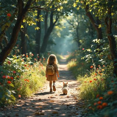 Meditação para Crianças: A Floresta que Escuta o Seu Silêncio