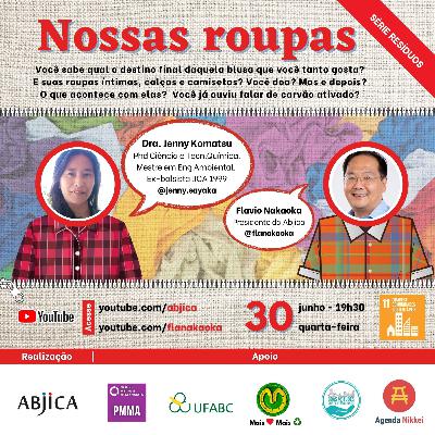 Nossas roupas com Dra Jenny Komatsu - PhD em Química Nossas roupas com Dra Jenny Komatsu - PhD em Química