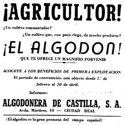 Cosas olvidadas de Almagro. La algodonera Almagreña - 8-2-2024