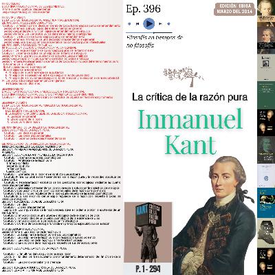 #396 LA CRÍTICA DE LA RAZÓN PURA #Día27 | RESUMEN DEL PRIMER LIBRO LA DOCTRINA TRASCENDENTAL DE LOS ELEMENTOS