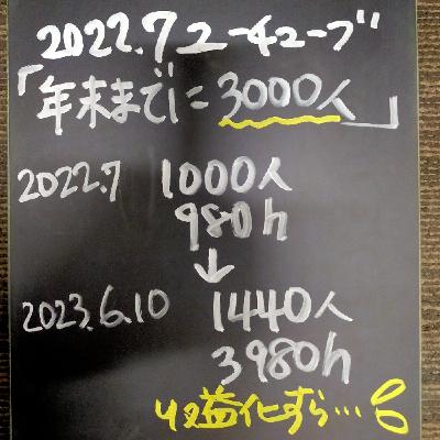 目標達成出来てない、懺悔と軌道修正の宣言