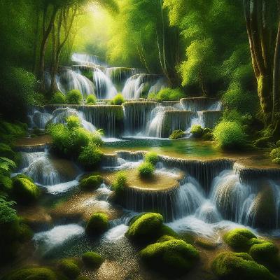 Flüsternder Wasserfall: Die Beruhigende Atem der Natur Flüsternder Wasserfall: Die Beruhigende Atem der Natur