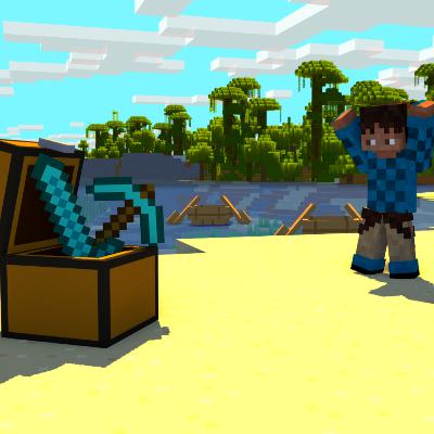 Ich spiele Minecraft im BABY MODE