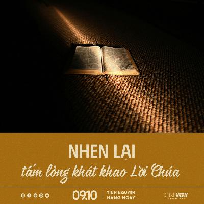 NHEN LẠI TẤM LÒNG KHÁT KHAO LỜI CHÚA | Tĩnh Nguyện Hằng Ngày 09/10/2025