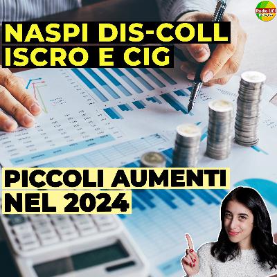 💶Aumentano NASpI, DIS-COLL, ISCRO, CIG e Integrazione Salariale nel 2024 💶Aumentano NASpI, DIS-COLL, ISCRO, CIG e Integrazione Salariale nel 2024