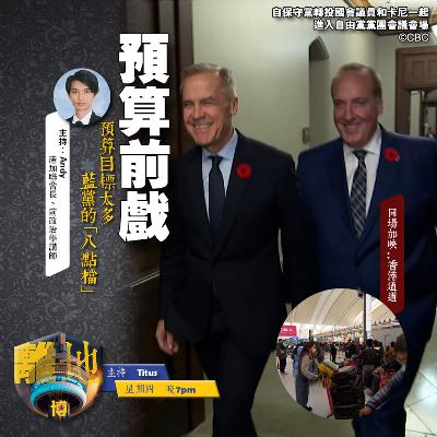 【預算前戲】預算目標太多　藍黨的「八點檔」《離地．博　2025.11.13》