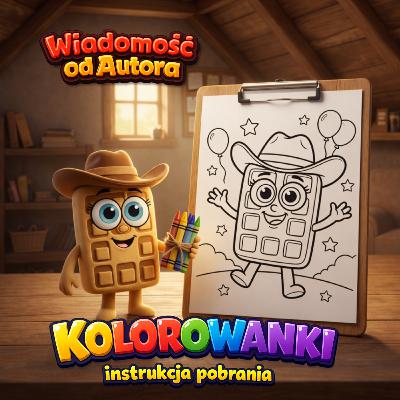 Jak pobrać kolorowanki? 🎨 Wiadomość od Autora | Felek Wafelek (OA_007) Jak pobrać kolorowanki? 🎨 Wiadomość od Autora | Felek Wafelek (OA_007)