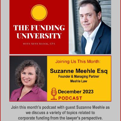 TFU 40: Suzanne Meehle talks to us about corporate funding from a legal perspective