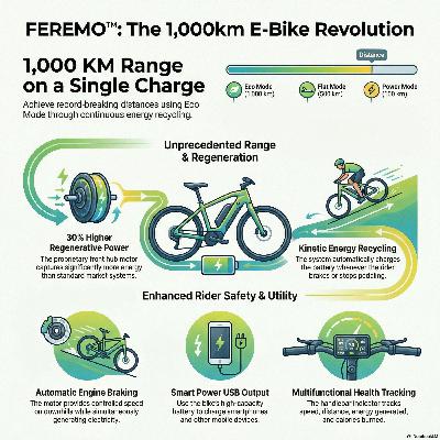 Taiyo Yuden Feremo: The 1,000-Kilometer Electric Bicycle