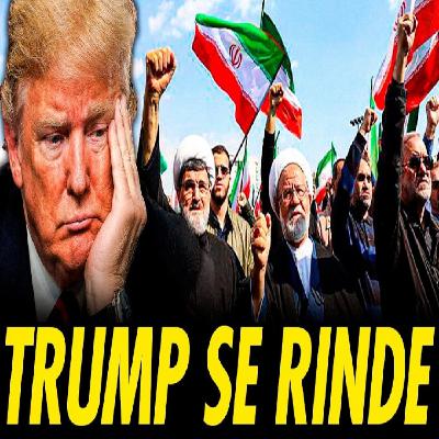 TRUMP SE RINDE Y SE RETIRARÁ DE IRÁN, ASEGURANDO QUE SU ÚNICO OBJETIVO ERA ELIMINAR LA BOMBA NUCLEAR
