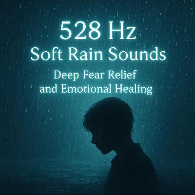 528 Hz + Soft Rain Sounds | Deep Fear Relief and Emotional Healing