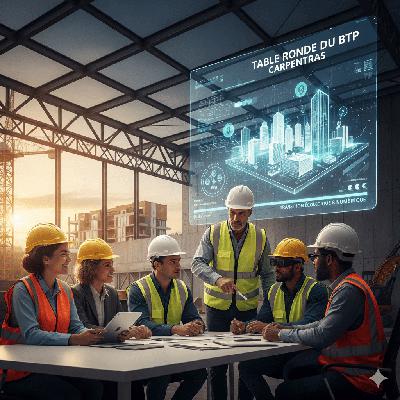 Podcast – Table ronde du BTP – France Travail Carpentras : Le Secteur de la Construction Face aux Enjeux d’Avenir et au Recrutement