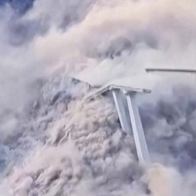 Newly opened bridge collapses in China