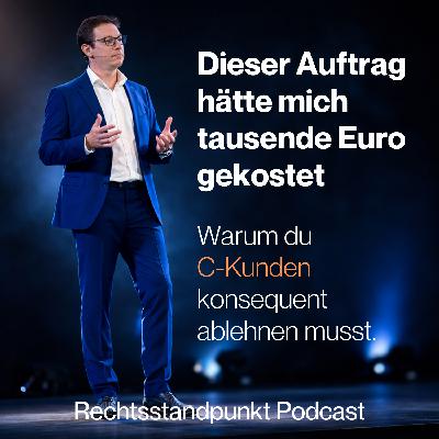 Dieser Auftrag hätte mich tausende Euro gekostet Dieser Auftrag hätte mich tausende Euro gekostet