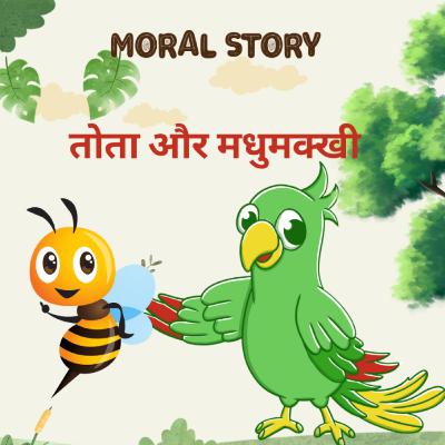 तोता और मधुमक्खी | Wonderful Moral Story for kids | Hindi Story for kids तोता और मधुमक्खी | Wonderful Moral Story for kids | Hindi Story for kids
