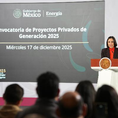 "Con los proyectos, se pone por delante la seguridad de todo el sistema eléctrico nacional": SENER