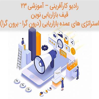 رادیو کارآفرینی - آموزشی 23 - استراتژی های بازاریابی درون گرا و برون گرا | کد تخفیف castbox رادیو کارآفرینی - آموزشی 23 - استراتژی های بازاریابی درون گرا و برون گرا | کد تخفیف castbox