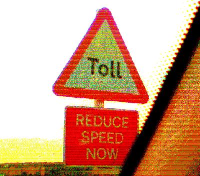 Reduce speed now !