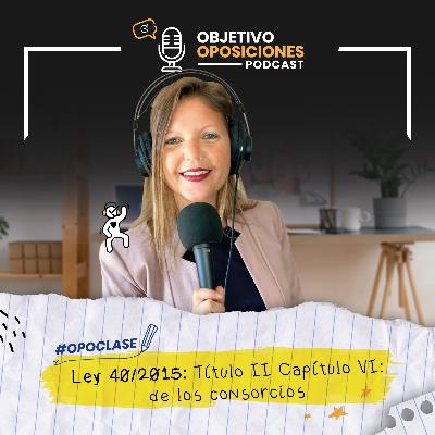 [PODCAST] #Opoclase Ley 40/2015: Título II Capítulo VI: de los consorcios #156