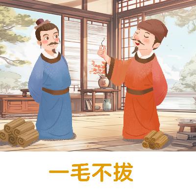 一毛不拔 |形容为人非常吝啬自私【悟空中文-成语故事】 一毛不拔 |形容为人非常吝啬自私【悟空中文-成语故事】