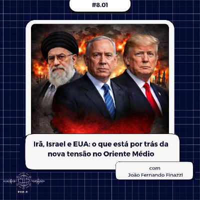 Pod-RI #8.01 - Irã, Israel e EUA: o que está por trás da nova tensão no Oriente Médio - com João Fernando Finazzi