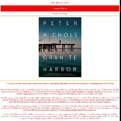 [PDF] eBook Download Granite Harbor by Peter Nichols