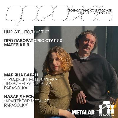 №7. Про «Лабораторію сталих матеріалів» з Марʼяною Баран і Назаром Днесем