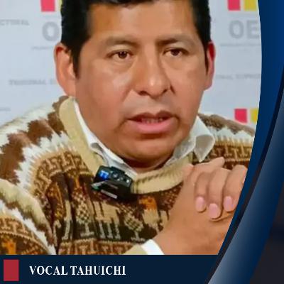 Vocal Tahuichi se despide del TSE