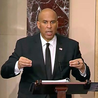 Sen. Cory Booker Sets Record for Longest Senate Speech, Protesting Trump-Era Policies