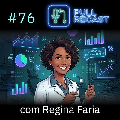 #76 - IA sem estatística é só alucinação? Bioestatística, dados, fundamentos e hype com Regina Faria #76 - IA sem estatística é só alucinação? Bioestatística, dados, fundamentos e hype com Regina Faria