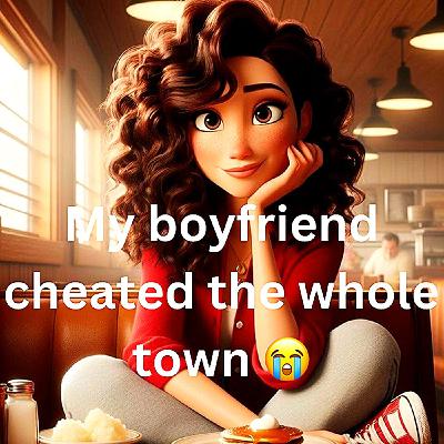 My boyfriend cheated the whole town 😭| Please share my podcast to 10 friends and you will be given a shoutout thanks ☺️