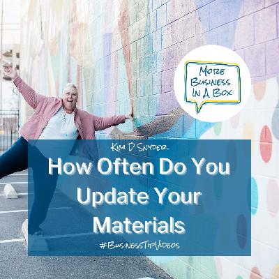 How Often Do You Update Your Materials? How Often Do You Update Your Materials?