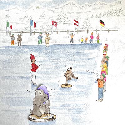 De winterspelen in de Alpen De winterspelen in de Alpen